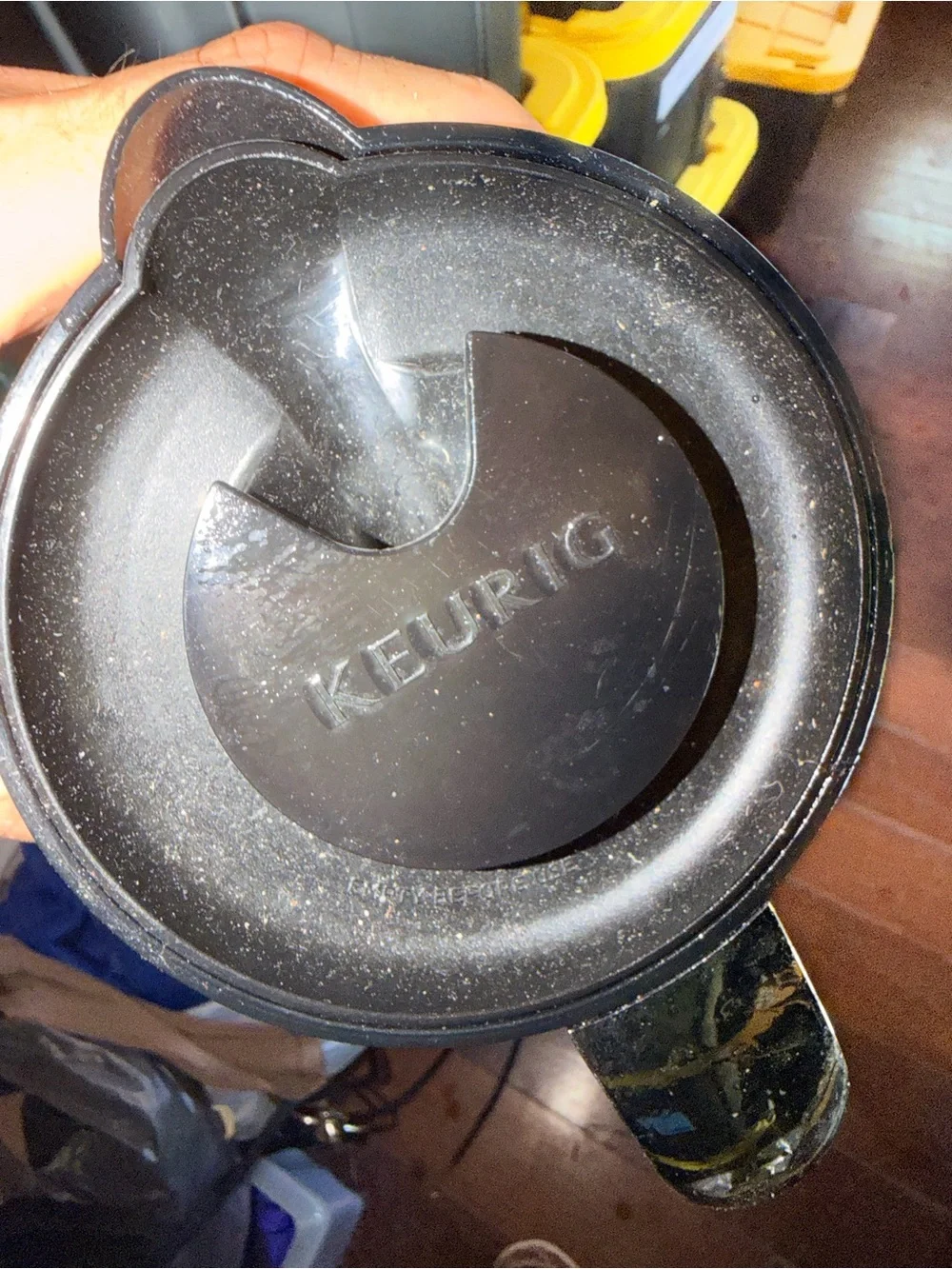 Keurig Black Plastic Coffee Carafe with Handle great for an extra GUC